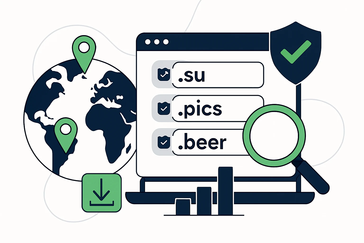 Niche TLD Monitoring for Brand Protection: Downloading and Analyzing .su, .pics, and .beer Domains